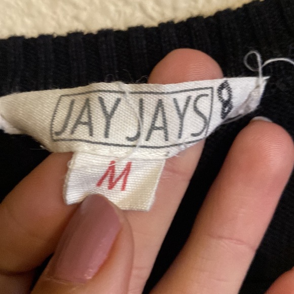 Jay Jays bunny Vneck sweater size medium - Picture 2 of 4